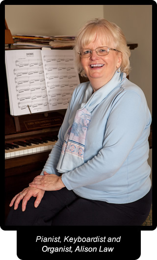 Pianist, Keyboardist and Organist, Alison Law